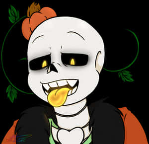 Pumpkin Head Sans Artwork PNG image with transparent background