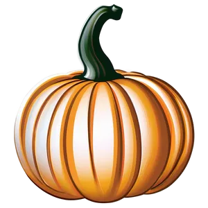 Pumpkin Outline Art Png 06202024 PNG Image