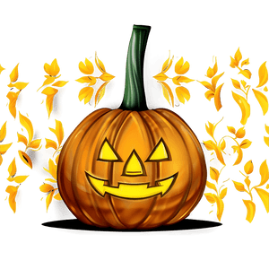 Pumpkin Outline Art PNG 76 PNG