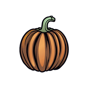 Pumpkin Outline Art PNG mkf PNG