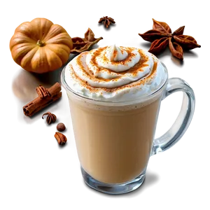 Pumpkin Spice Latte D PNG Image