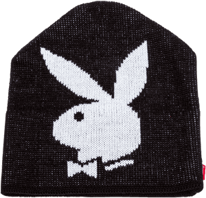 Pumpkin Stencil Playboy Bunny PNG image with transparent background