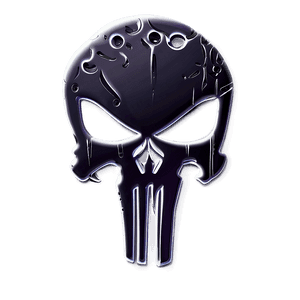 Punisher Skull Emblem PNG uvq55 PNG with transparent background