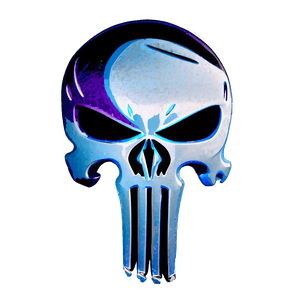 Punisher Skull in Armor PNG 06252024 PNG with transparent background