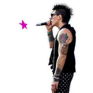 Punk Rock Star Png 43 PNG Image