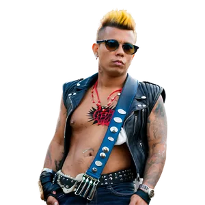 Punk Rock Star Png Oas PNG Image