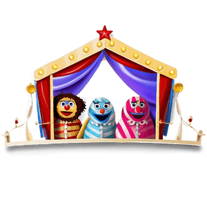 Puppet Theater Show PNG 06252024 PNG with transparent background