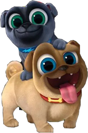 Puppy Dog Pals Bingoand Rolly PNG Image