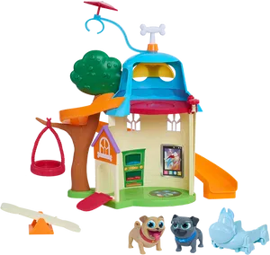 Puppy Dog Pals Playhouse Toy Set PNG Image