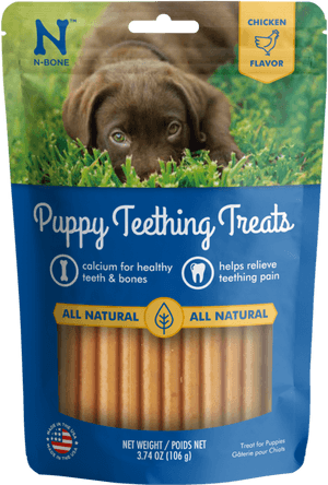 N Bone Puppy Teething Treats Chicken Flavor Dog Treats - N Bone Puppy Teething Treats, HD Png Download PNG