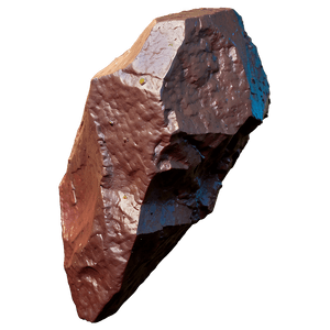 Pure Iron Ore Chunk PNG lbf PNG