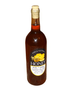 Pure Natural Honey Bottle PNG image with transparent background