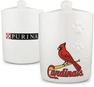 Purina Cardinals Pet Food Storage Containers PNG Image