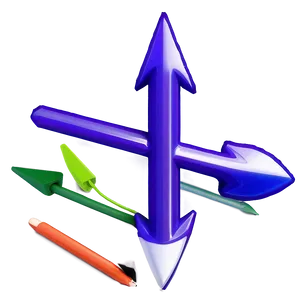 Purple Arrow B PNG Image