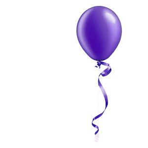 Purple Balloon PNG bxf24 PNG image with transparent background