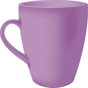Violet Cup Png Clipart - Transparent Background Cup Clip Art, Png Download PNG with transparent background