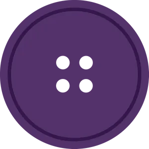 Purple Clothing Button Graphic PNG Image