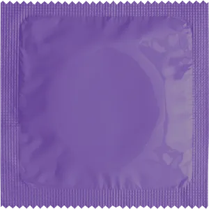 Purple Condom Package Texture PNG Image