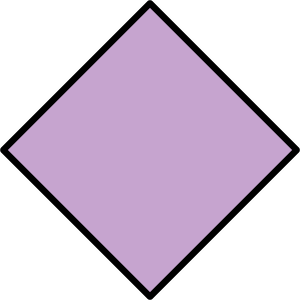 Strength Of A Hundred Seal - Violet Diamond Shape Clipart, HD Png Download PNG image with transparent background