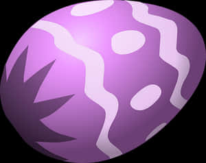 Purple Easter Egg Pattern Graphic PNG image with transparent background