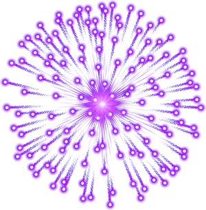 Image Freeuse Download Purple Fireworks Clipart - Animated Transparent Background Firework, HD Png Download PNG