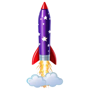 Purple Firework Rocket Png 92 PNG Image