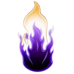 Purple Flame C PNG Image