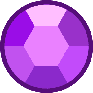 Purple Gemstone Graphic PNG