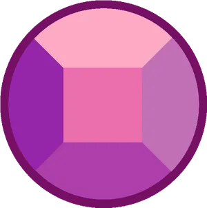 Purple Gemstone Icon PNG Image