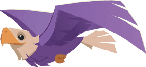 Purple Eagle - Animal Jam Animals Png PNG image with transparent background