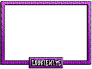 Purple Glitch Webcam Overlay PNG Image