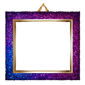 Purple Glitter Frame Png Tgl PNG Image