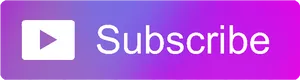 Purple Gradient Subscribe Button PNG Image