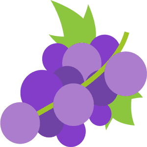 Purple Grapes Cliparts 8, Buy Clip Art - Grape Emoji, HD Png Download PNG image with transparent background