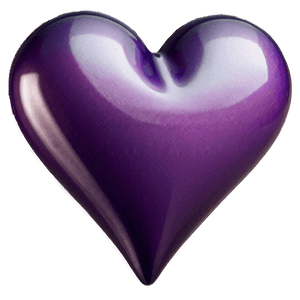 Purple Heart Emoji PNG sqx69 PNG image with transparent background