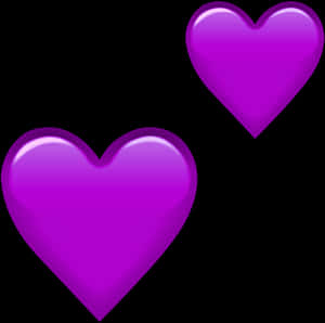 #corazones #hearts #pinks #pink #rosa #amor #emoticon - Pink And Purple Hearts, HD Png Download PNG