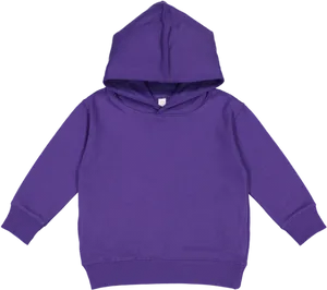 Purple Hoodie Plain Background PNG Image