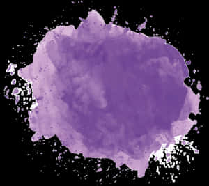 Purple Ink Splash Abstract PNG image with transparent background