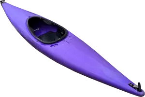 Purple Kayak Isolated PNG Image