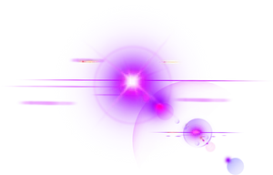 Purple Lens Flare Effect PNG Image