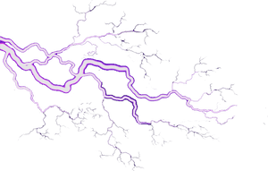 Map Purple Area Pattern - Purple Lightning Effect Png, Transparent Png PNG
