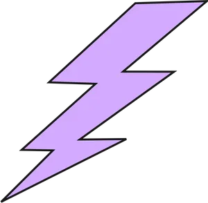 Purple Lightning Bolt Graphic PNG Image