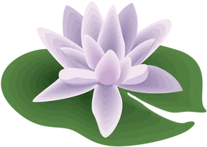 Purple Lotus Vector Art PNG Image