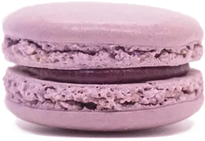 Purple Macaron Sweet Treat PNG Image