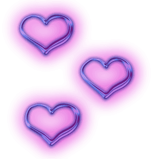 Transparent Purple Hearts Clipart - Purple Aesthetic Hearts Png, Png Download PNG image with transparent background