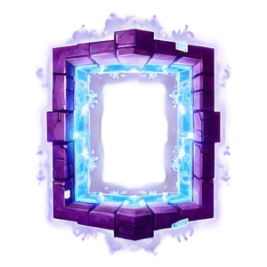 Purple Nether Portal Glow Png Ifo PNG Image