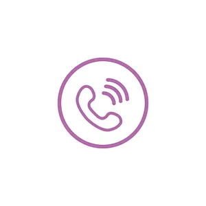 Purple Phone Icon PNG Image