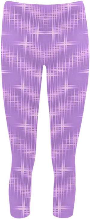 Purple Plaid Leggings Product Image PNG Image