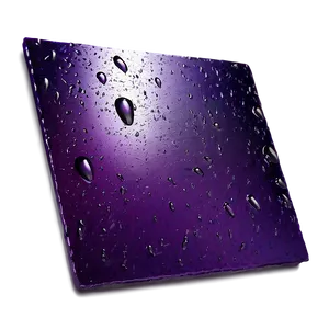 Purple Rain On Metal Surface Png Gkm PNG Image