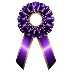 Purple Ribbon Clipart PNG 06242024 PNG with transparent background